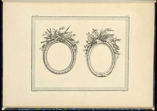 Two Medallion or Frame Designs