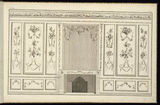Interior Wall Elevation with a Chimneypiece