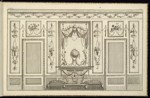 Interior Wall Elevation with a Console Table