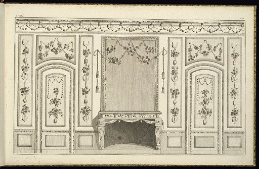 Interior Wall Elevation with a Chimneypiece