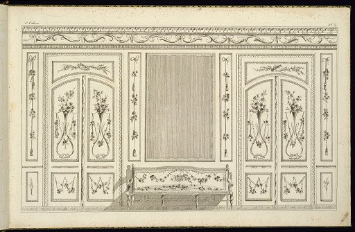 Interior Wall Elevation with a Sofa
