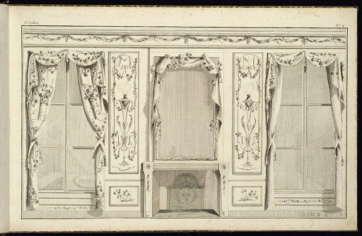 Interior Wall Elevation with a Chimneypiece