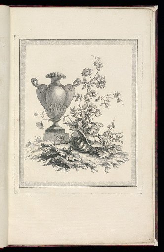 Vase and Flowers in a Landscape