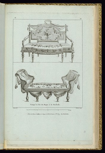 Canapé et Lit de Repos à la Duchesse