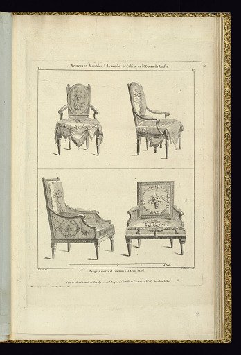 Bergere carrée et Fauteuil a la Reine carré