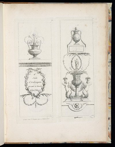 Title Page and Arabesque Panel Designs