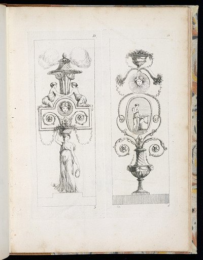 Two Arabesque Panel Designs