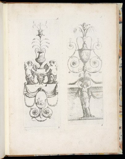 Two Arabesque Panel Designs
