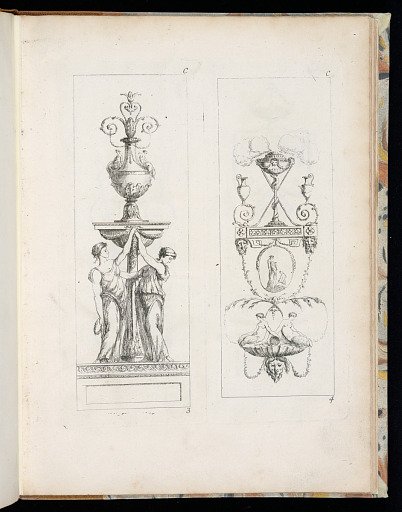 Two Arabesque Panel Designs