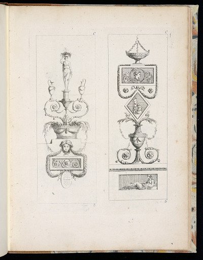 Two Arabesque Panel Designs