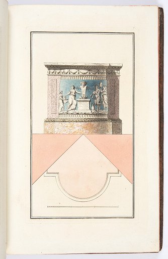 POELE formant encoignure et orné de figures en bas-reliefs