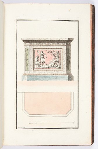 POELE dans le genre modern, à pans coupés, avec bas-relief, au choix des personnes