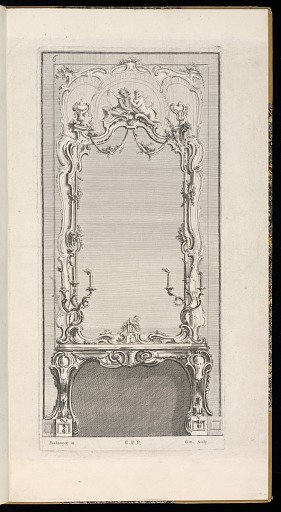 A Mantel and Overmantel Mirror Design