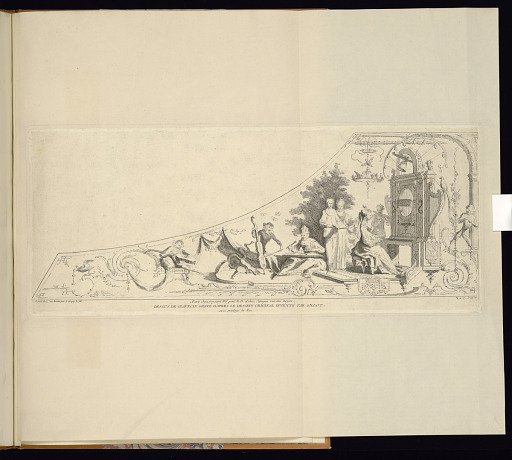DESSUS DE CLAVECIN GRAVÉ D’APRÉS LE DESSEIN ORIGINAL INVENTÉ PAR GILLOT