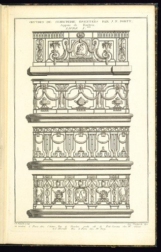 Title Page and Window Balustrade Designs