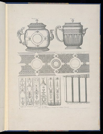 Ornament Designs for use on Teapots and Bowls