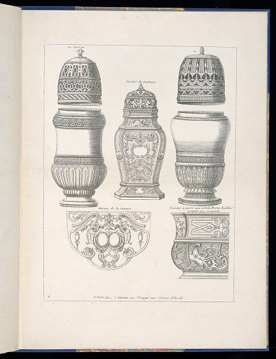 Ornament Designs for use on Sugar and Oil Containers