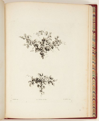 Two Floral Tailpieces or Fleurons