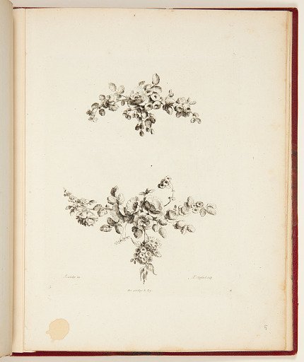 Two Floral Tailpieces or Fleurons
