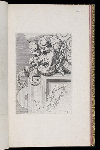 Architectural Detail with Masks