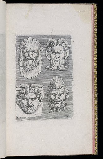 Four Mask (Mascaron) Designs