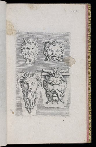 Four Mask (Mascaron) Designs