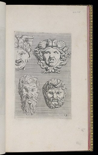 Four Mask (Mascaron) Designs