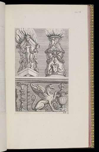 Two Designs for Altars and a Frieze