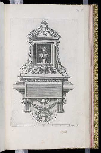 Design for a Sepulchral (Funerary) Wall Mounted Monument