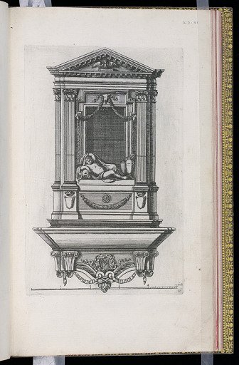 Design for a Sepulchral (Funerary) Wall Mounted Monument