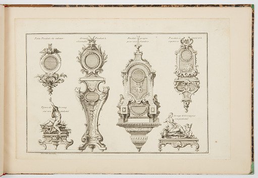 Designs for Clock Cases and Bronze Figures