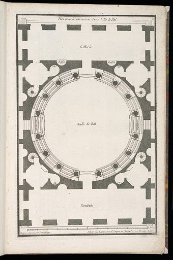 Plan pour la Décoration d'une Salle de Bal