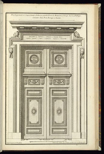 Caractere d'une Porte Dorique à Guichet
