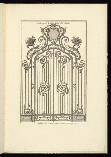 Grille pour la decoration des Jardins