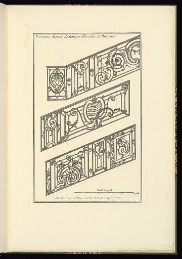 Nouveaux desseins de Rampes d’Escalier et Panneaux