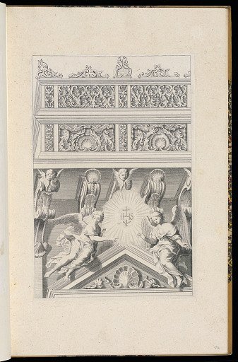 Design for a Pediment with Balcony Above