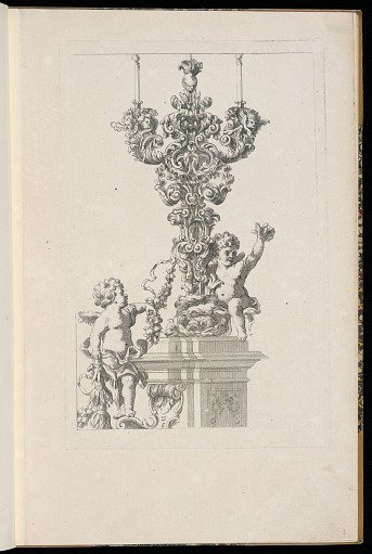 Design for a Candelabra on a Pedestal