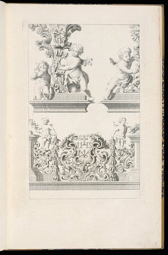 Designs for Sculpted Ornament and a Screen or Balustrade