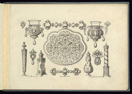 Designs for Jewelry, Perfume Bottles, and Objects