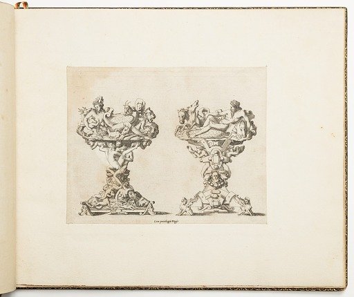 Design for Salt Cellars, from Dessins d'orfèvrerie (Designs for Metalwork)