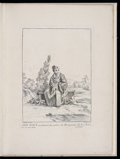 CON FOUÏ ou femme du palais de l’Empereur de la Chine