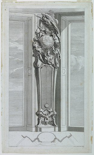 Design for a Long-Case Clock in a Niche
