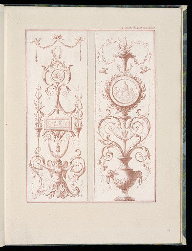 Two Arabesque Panel Designs