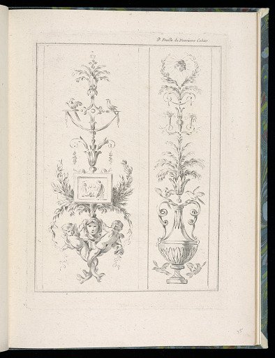 Two Arabesque Panel Designs
