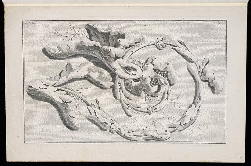 Scrolling Foliate Ornament Design