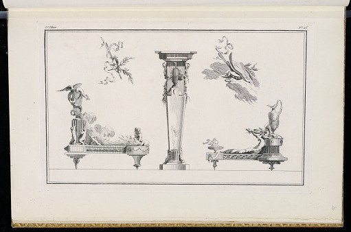 Plinth, Trophies, and Andirons Desings