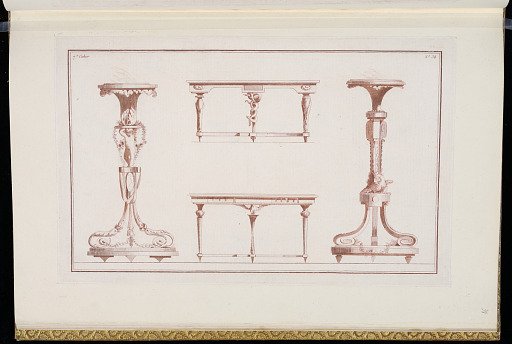 Designs for Candlesticks and Console Tables