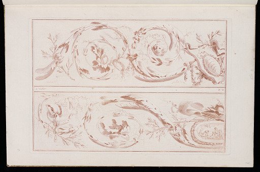 Two Foliate Frieze Designs