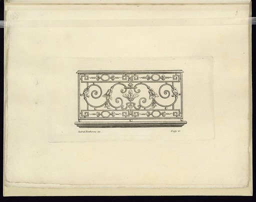 Design for a Balustrade (Rail)