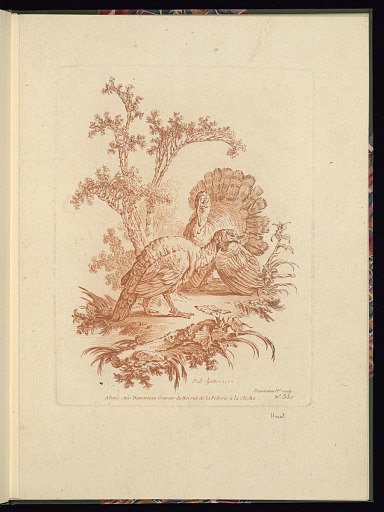 Two Turkeys in a Landscape